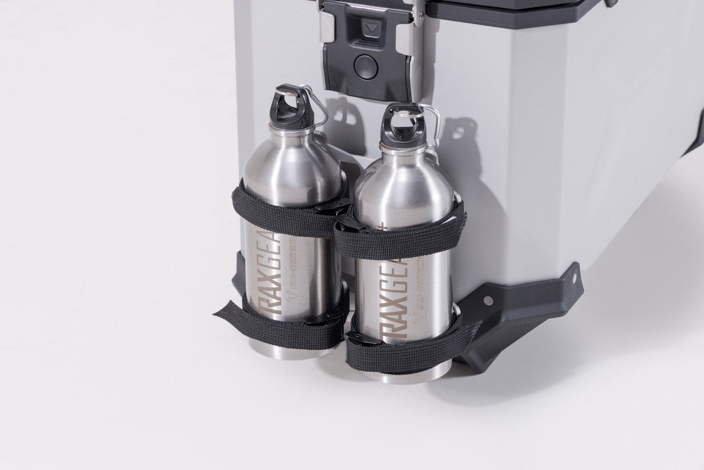 SW-Motech TRAX Flaschen-Kit 2 | Für TRAX Zubehör-Aufnahme. Inkl. 2x 0,6 l Flasche.
