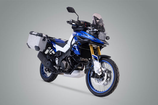 SW-Motech TRAX ADV Alukoffer-System | Silbern. 45/37 l. Suzuki V-Strom 1050DE (21-).