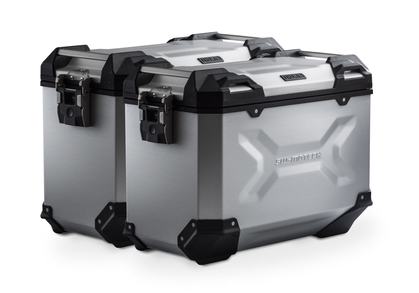 SW-Motech TRAX ADV Alukoffer-System | Schwarz. 45/45 l. Yamaha XT 660 Z Ténéré (07-16).