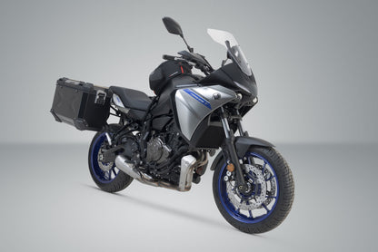 SW-Motech TRAX ADV Alukoffer-System | Schwarz. 45/45 l. Yamaha MT-07 Tracer (16-).