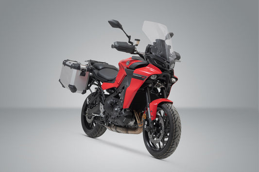 SW-Motech TRAX ADV Alukoffer-System | Silbern. 45/45 l. Yamaha Tracer 9 Modelle (20-).