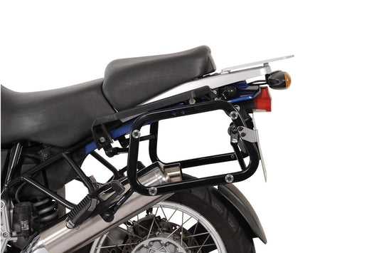 SW-Motech TRAX ADV Alukoffer-System | Silbern. 37/45 l. BMW R 1100 / 1150 GS.