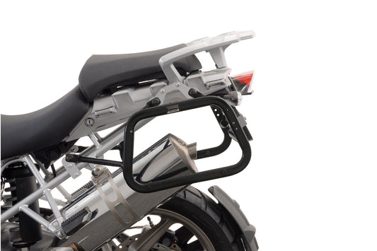 SW-Motech TRAX ADV Alukoffer-System | Silbern. 37/45 l. R 1200 GS (04-12)/ Adv (06-13).