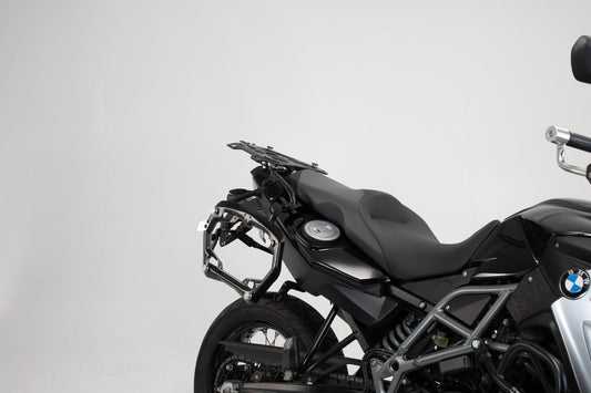 SW-Motech TRAX ADV Alukoffer-System | Silbern. 37/45 l. BMW F 800/ 700/ 650 GS (07-18).