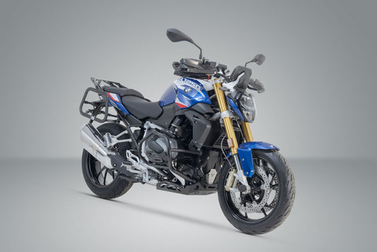 SW-Motech EVO Kofferträger | Schwarz. BMW R1200 R/RS (14-18), R1250 R/RS (18-).