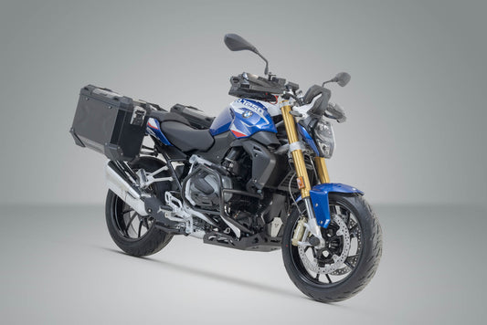 SW-Motech TRAX ADV Alukoffer-System | Schwarz. 37/37 l. BMW R 1200 R/RS, R 1250 R/RS.