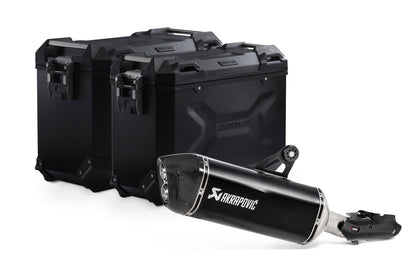 SW-Motech TRAX ADV Alukoffer-System | Silbern. 45/37 l. BMW R 1200 GS, R 1250 GS.