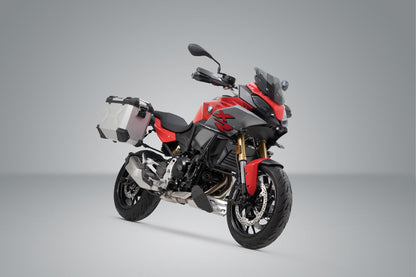 SW-Motech TRAX ADV Alukoffer-System | Silbern. 37/37 l. BMW F 900 R / XR (19-24).