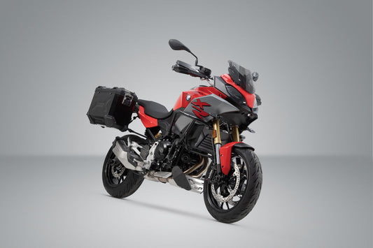 SW-Motech TRAX ADV Alukoffer-System | Schwarz. 45/45 l. BMW F 900 R / XR (19-24).
