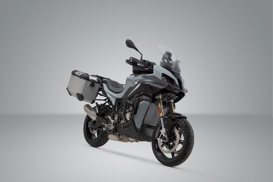 SW-Motech TRAX ADV Alukoffer-System | Silbern. 45/45 l. BMW S 1000 XR (19-).