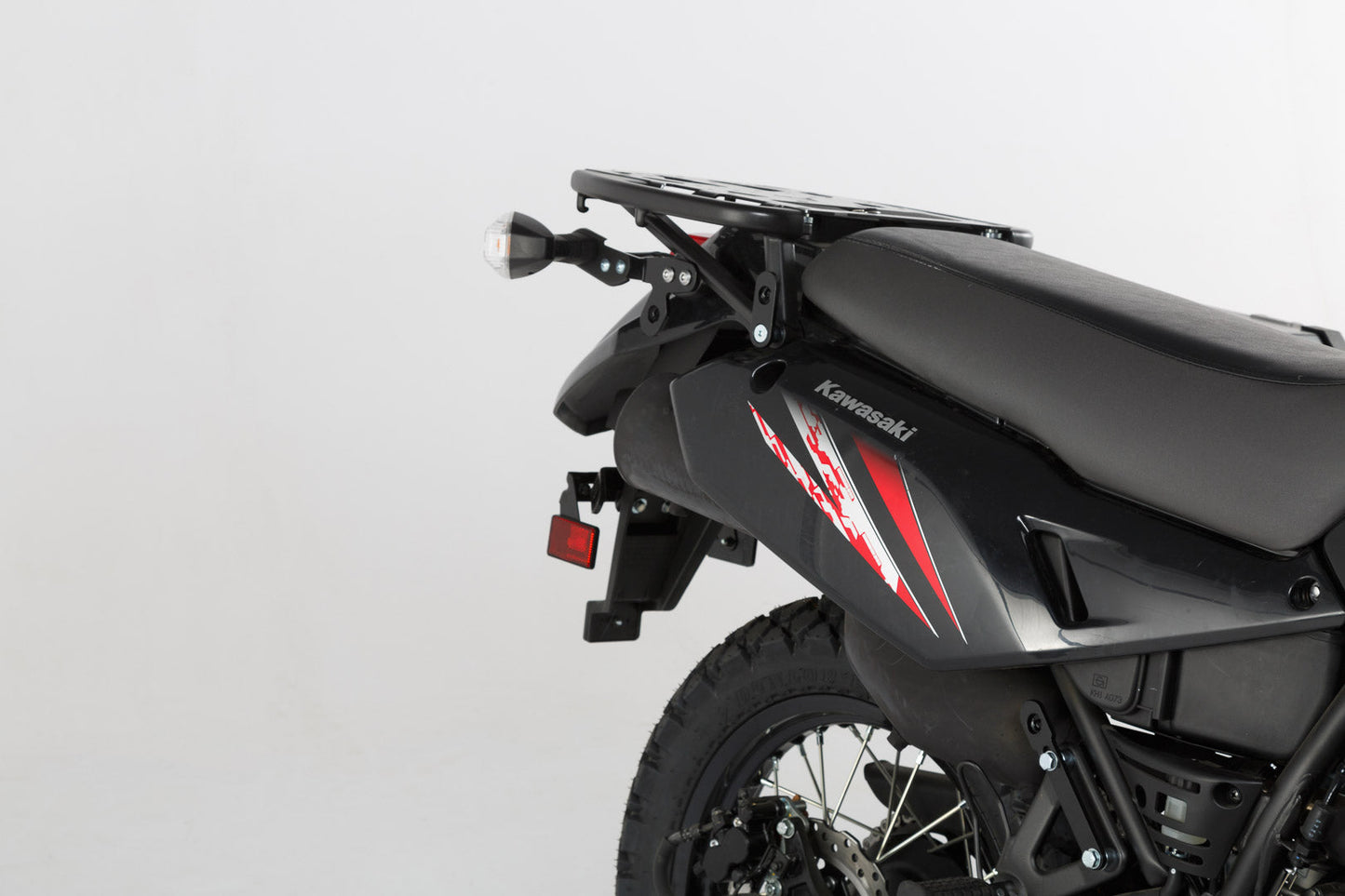 SW-Motech EVO Kofferträger | Schwarz. Verstärkt. Kawasaki KLR650 (08-18).