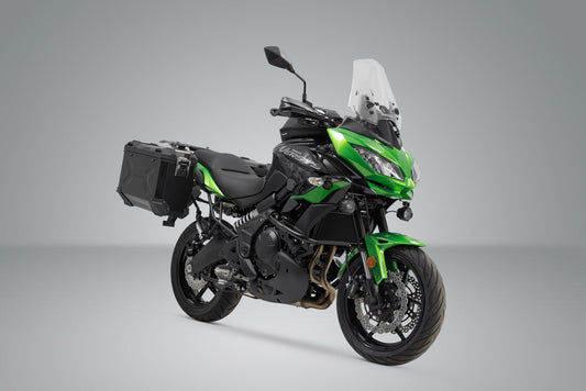 SW-Motech TRAX ADV Alukoffer-System | Schwarz. 37/37 l. Kawasaki Versys 650 (14-).