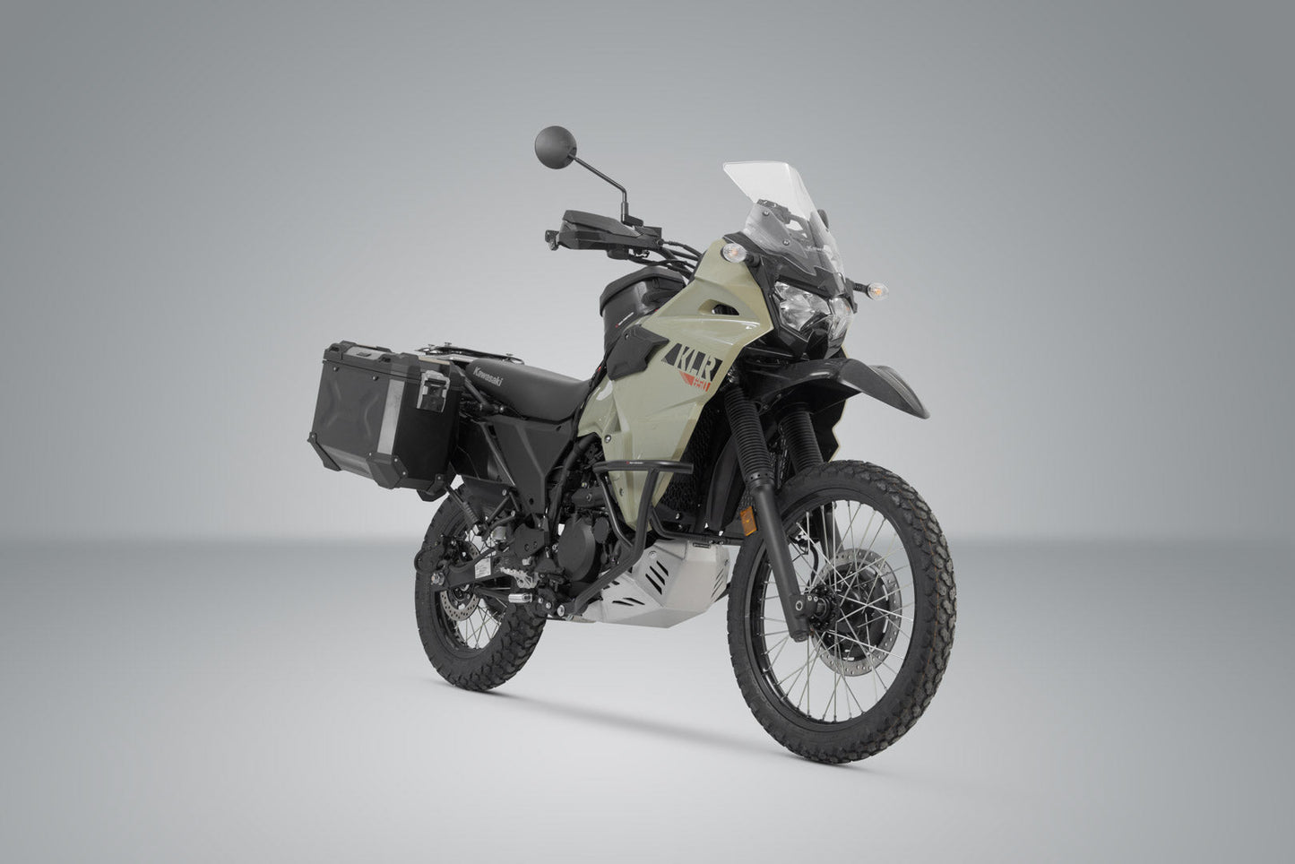 SW-Motech TRAX ADV Alukoffer-System | Schwarz. 45/37 l. Kawasaki KLR 650 (22-).