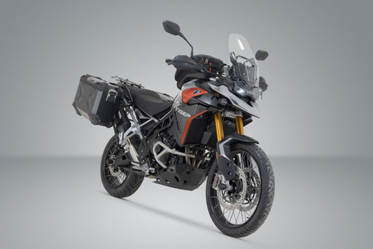 SW-Motech TRAX ADV Alukoffer-System | Schwarz. 45/37 l. Tiger 900 GT/GT Pro/Rally Pro.