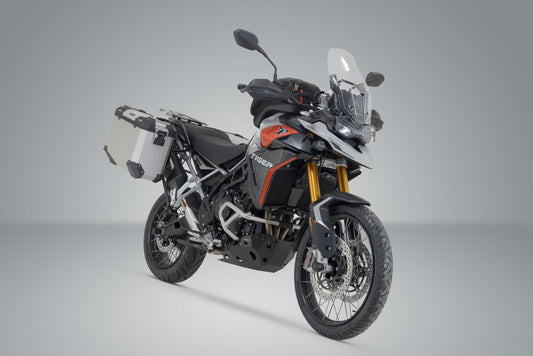 SW-Motech TRAX ADV Alukoffer-System | Silbern. 45/37 l. Tiger 900 GT/GT Pro/Rally Pro.