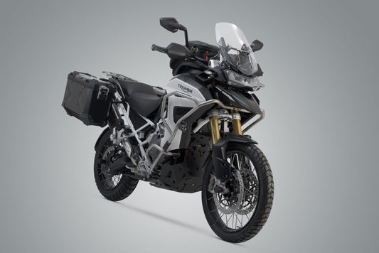 SW-Motech TRAX ADV Alukoffer-System | Schwarz. 45/37 l. Tiger 1200 Rally /GT Explorer.