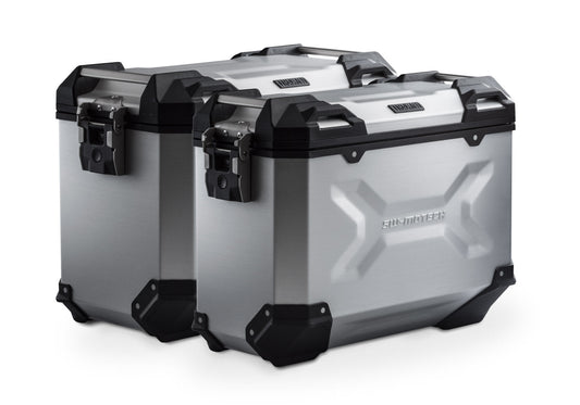 SW-Motech TRAX ADV Alukoffer-System | Schwarz. 45/37 l. Tiger 1200 Rally /GT Explorer.