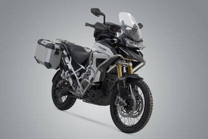SW-Motech TRAX ADV Alukoffer-System | Silbern. 45/37 l. Tiger 1200 Rally /GT Explorer.
