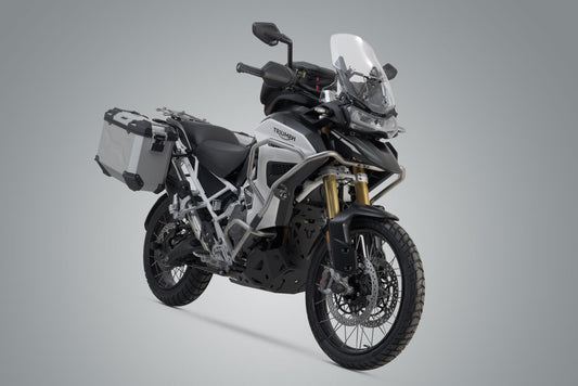 SW-Motech TRAX ADV Alukoffer-System | Silbern. 45/37 l. Tiger 1200 Rally /GT Explorer.