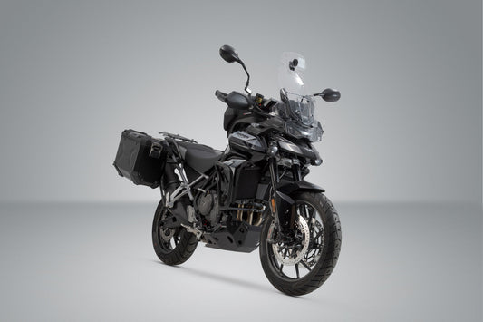 SW-Motech TRAX ADV Alukoffer-System | Schwarz. 45/37 l. Triumph Tiger 900/GT/Rally/Pro.