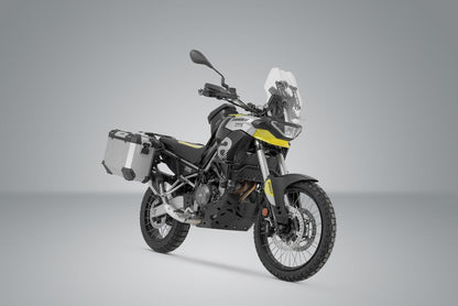 SW-Motech TRAX ADV Alukoffer-System | Silbern. 45/37 l. Aprilia Tuareg 660 (21-)