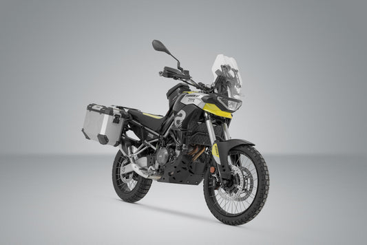 SW-Motech TRAX ADV Alukoffer-System | Silbern. 45/37 l. Aprilia Tuareg 660 (21-)