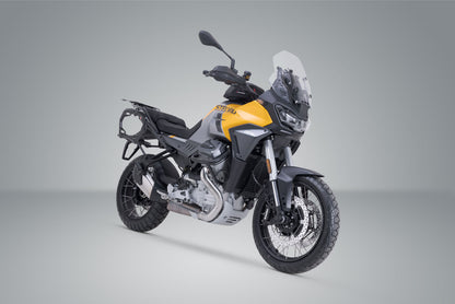 SW-Motech PRO Seitenträger | Schwarz. Moto Guzzi Stelvio (23-).