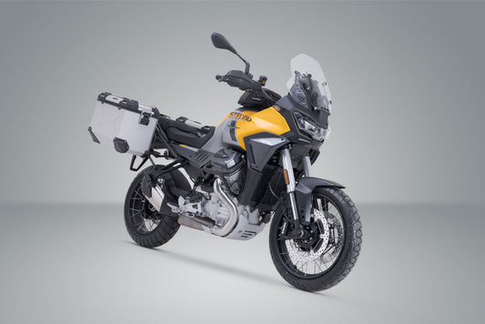 SW-Motech TRAX ADV Alukoffer-System | Silbern. 45/45 l. Moto Guzzi Stelvio (23-).