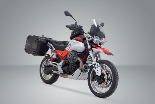 SW-Motech DUSC Hartschalenkoffer-System | Schwarz. 33/41 l. Moto Guzzi V85 TT/ Strada (24-).