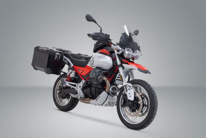 SW-Motech TRAX ADV Alukoffer-System | Schwarz. 37/45 l. Moto Guzzi V85 TT/ Strada (24-).