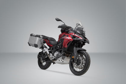SW-Motech TRAX ADV Alukoffer-System | Silbern. 45/37 l. Benelli TRK 502 X (18-).