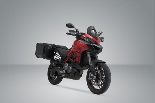 SW-Motech TRAX ADV Alukoffer-System | Schwarz. 45/45 l. Multistrada 1200/ 1260/ 950/ V2.