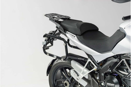SW-Motech TRAX ADV Alukoffer-System | Silbern. 37/37 l. Multistrada 1200 / S (10-14).