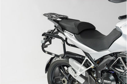 SW-Motech TRAX ADV Alukoffer-System | Silbern. 45/45 l. Multistrada 1200 / S (10-14).