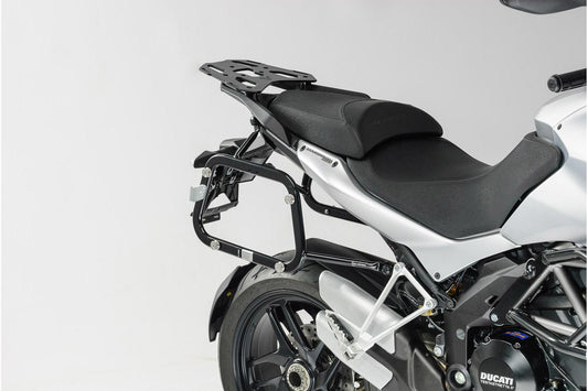 SW-Motech TRAX ADV Alukoffer-System | Silbern. 45/45 l. Multistrada 1200 / S (10-14).