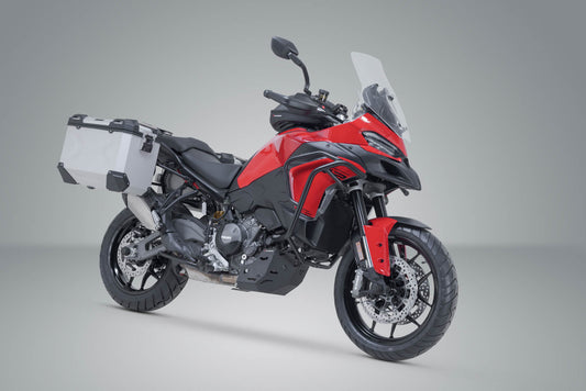 SW-Motech TRAX ADV Alukoffer-System | Silbern. 45/45 l. Ducati Multistrada V2/V2S (24-).