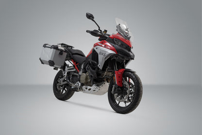 SW-Motech TRAX ADV Alukoffer-System US-Modell | Silbern. 45/45 l. Ducati Multistrada V4 (20-).