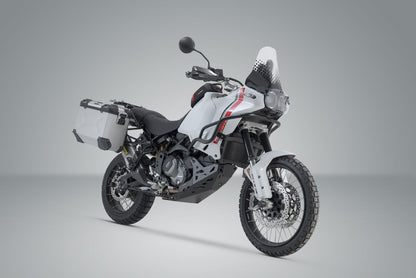 SW-Motech TRAX ADV Alukoffer-System | Silbern. 45/37 l. DesertX (22-) / Rally (23-).