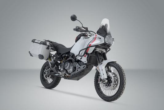 SW-Motech TRAX ADV Alukoffer-System | Silbern. 45/37 l. DesertX (22-) / Rally (23-).