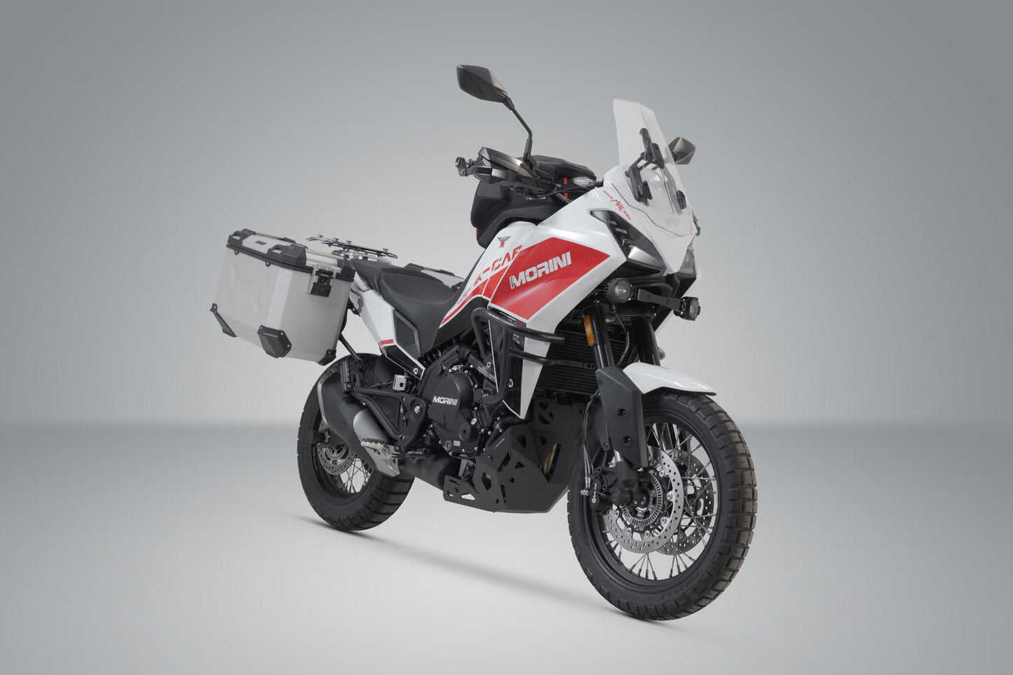 SW-Motech TRAX ADV Alukoffer-System | Silbern. 45/45 l. Moto Morini X-Cape 650 (21-).