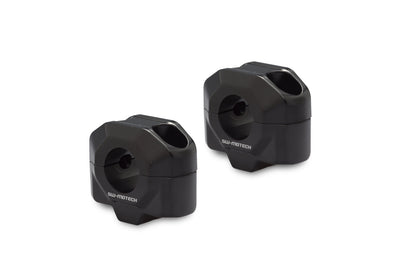 SW-Motech Lenkererhöhung für Ø 22 mm Lenker | H=15 mm. Silbern.