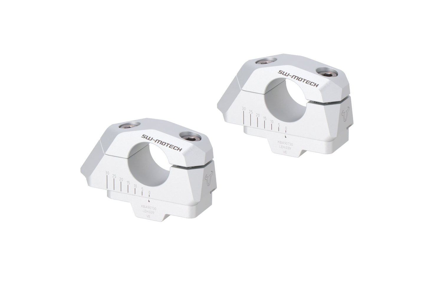 SW-Motech Lenkerverlegung variabel für Ø28 Lenker m. Versatz | Schwarz. BMW F 850 GS/Adv (17-), F 900 GS (23-).