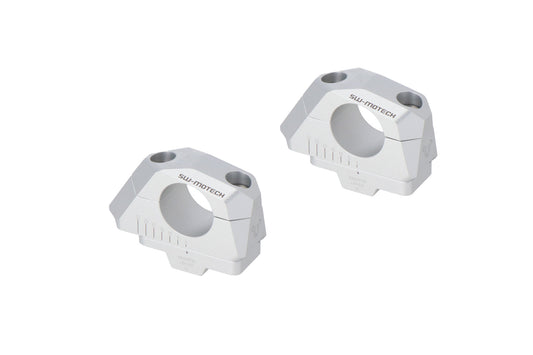SW-Motech Lenkerverlegung variabel für Ø32 Lenker | H=30 mm. Verlegung 5/10/15/20/25/30 mm. Schwarz.