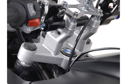 SW-Motech Lenkererhöhung | H=30 mm. Schwarz. BMW R 1200 GS/Adv, F 800 GS Adv.