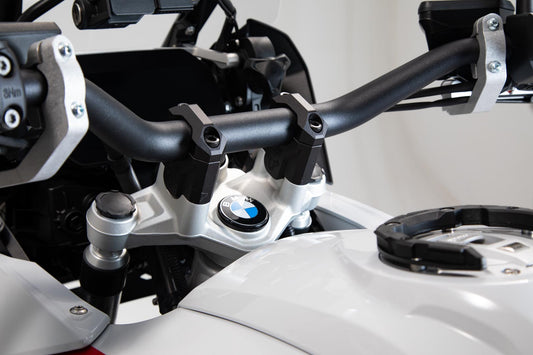 SW-Motech Lenkererhöhung | H=40 mm. Schwarz. R1200GS (12-18), R1250GS (18-).