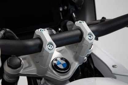 SW-Motech Lenkererhöhung | H=40 mm. Schwarz. R1200GS (12-18), R1250GS (18-).
