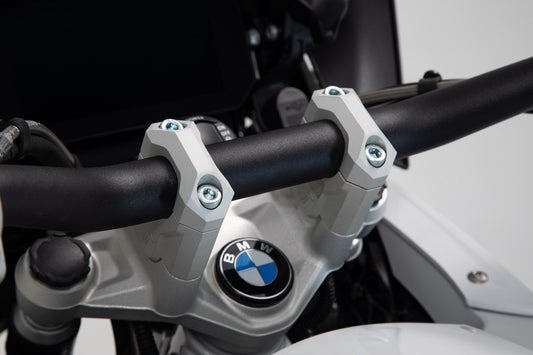 SW-Motech Lenkererhöhung | H=40 mm. Schwarz. R1200GS (12-18), R1250GS (18-).