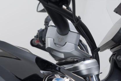 SW-Motech Lenkererhöhung | H=30 mm. Silbern. BMW R 1300 GS (23-)/Adv (24-).