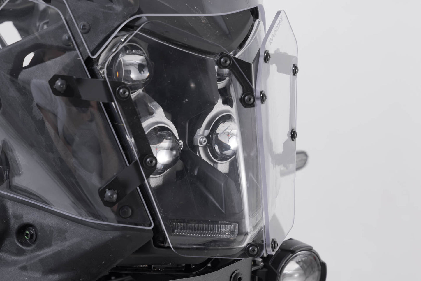 SW-Motech Scheinwerferschutz | Halterung mit Blende. Ténéré 700 World Raid/Rally.