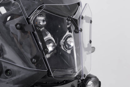 SW-Motech Scheinwerferschutz | Halterung mit Blende. Ténéré 700 World Raid/Rally.